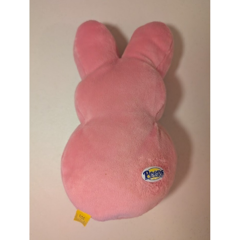 Peeps Plush Pink Bunny 9" Easter Stuffed Animal Toy Flaws As Pictured - Picture 2 of 2